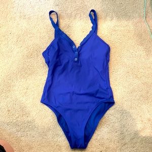 Women’s size M blue swimsuit